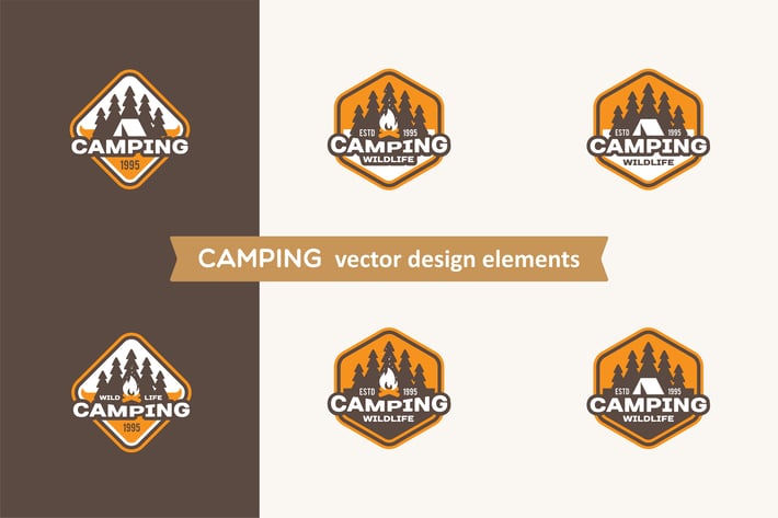 Camping Labels