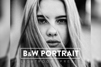 10 Black and White Portrait Lightroom Preset