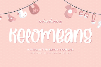 Kelombang Brush Business Font