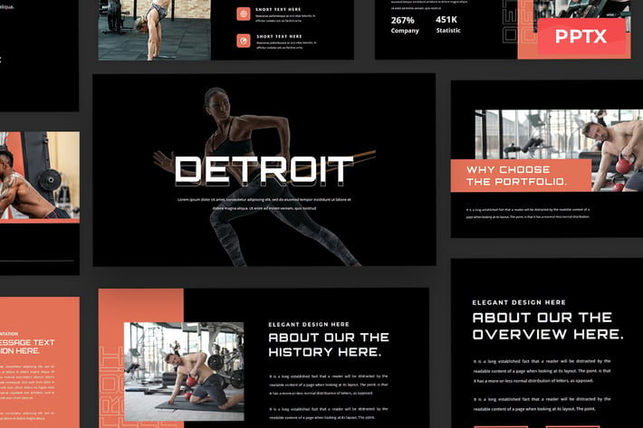 Detroit - Powerpoint Presentation Templates