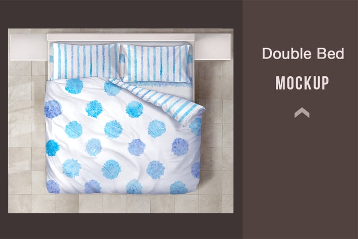 Double Bed Mockup