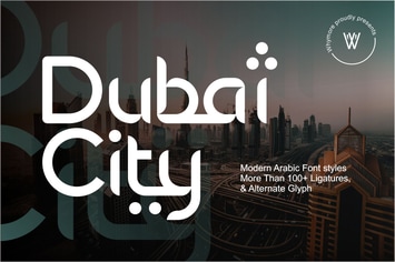 Dubai City | Arabic Font