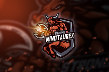 Minotaur Rda - Mascot & Esport Logo