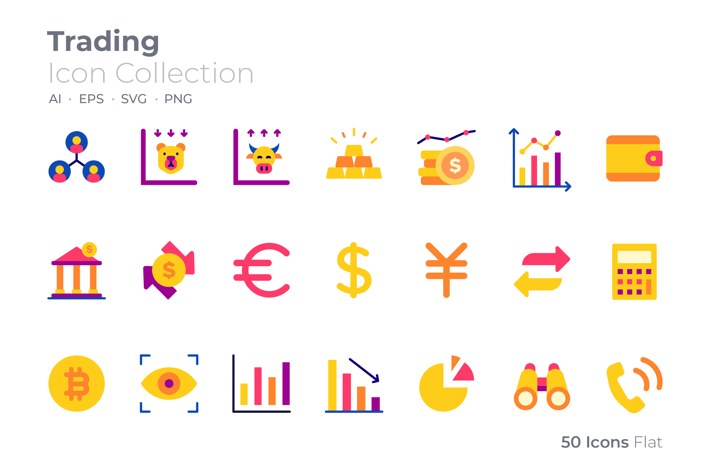 Trading Color Icon