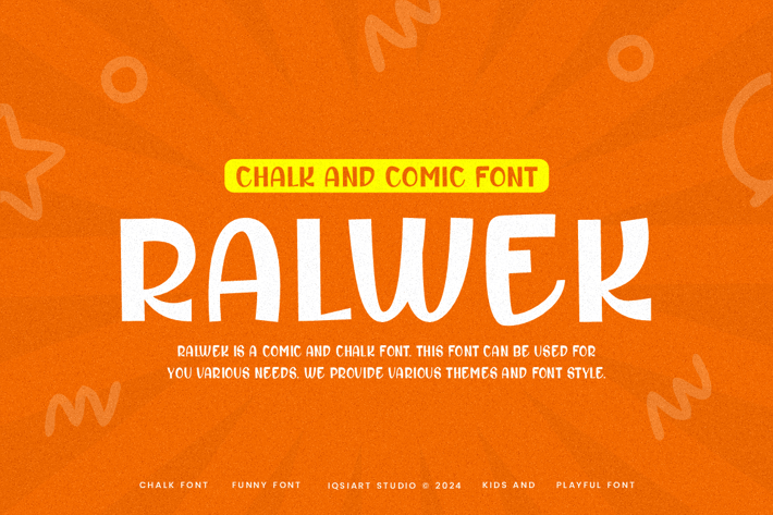 Ralwek - Chalk & Comic Font