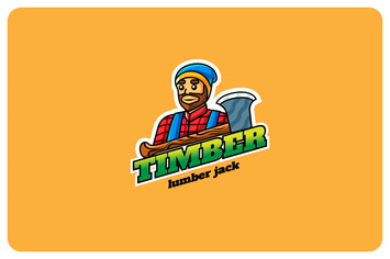 timber lumber - Mascot & Esport Logo
