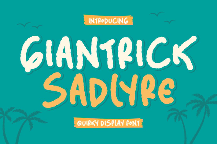 Giantrick Sadlyre Quirky Display Font 