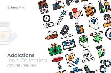Addictions Filled Icon