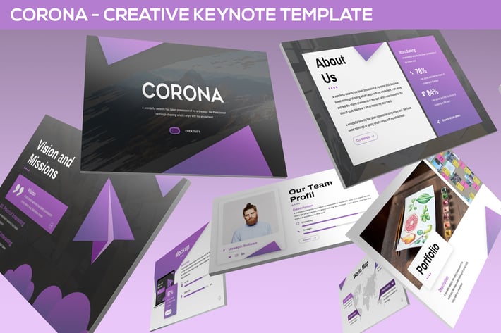 Corona - Creative Keynote Template