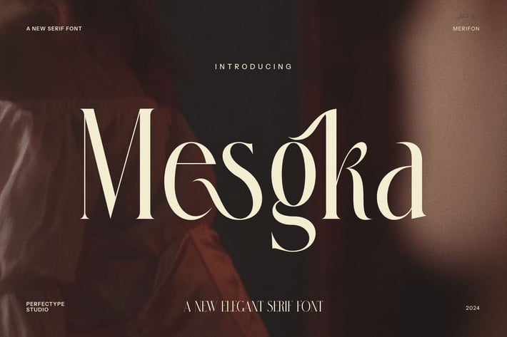 Mesgka Elegant Serif Font