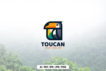 Toucan Logo template