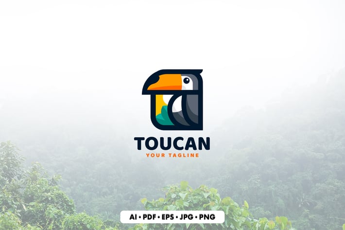 Toucan Logo template
