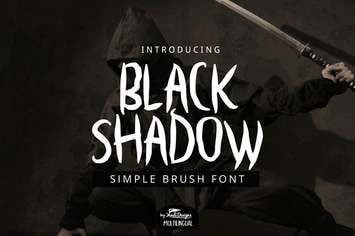 Black Shadow Font