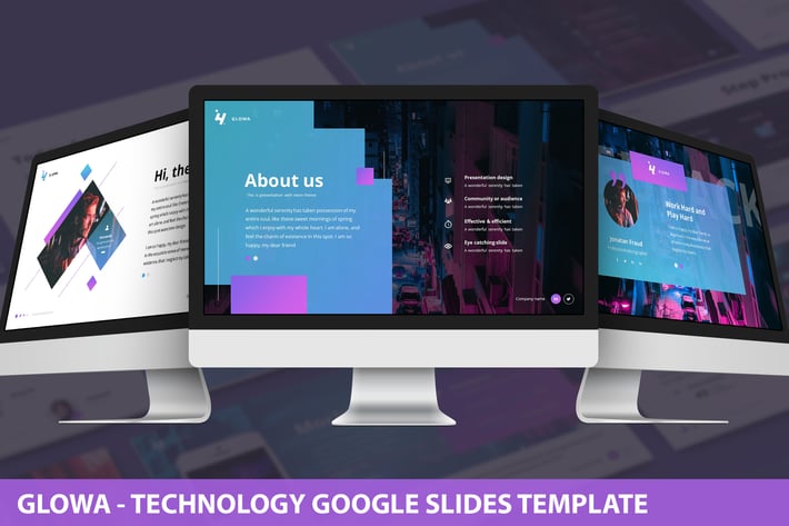 Glowa - Technology Google Slides Template