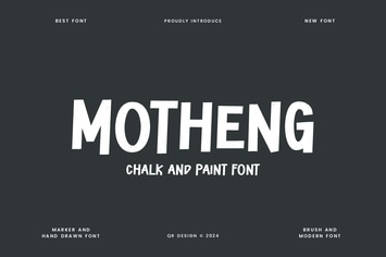 Motheng - Chalk & Paint Font