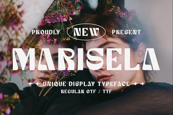Marisela - Unique Display Typeface