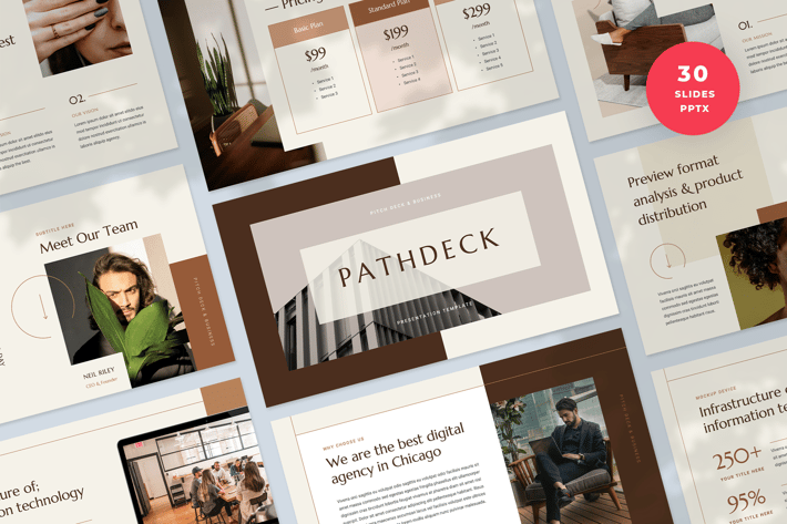 Pitch Deck Presentation PowerPoint Template