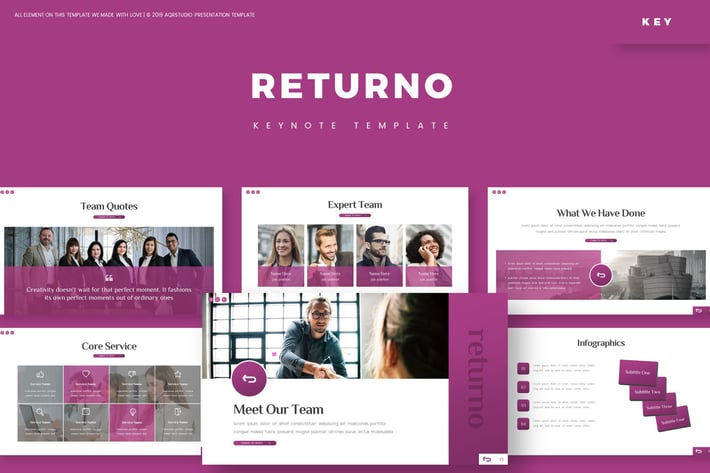 Returno - Keynote Tamplate