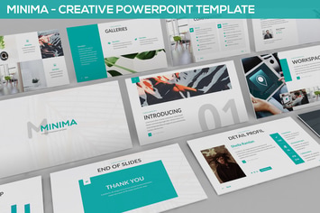 Minima - Minimal & Creative Powerpoint Template