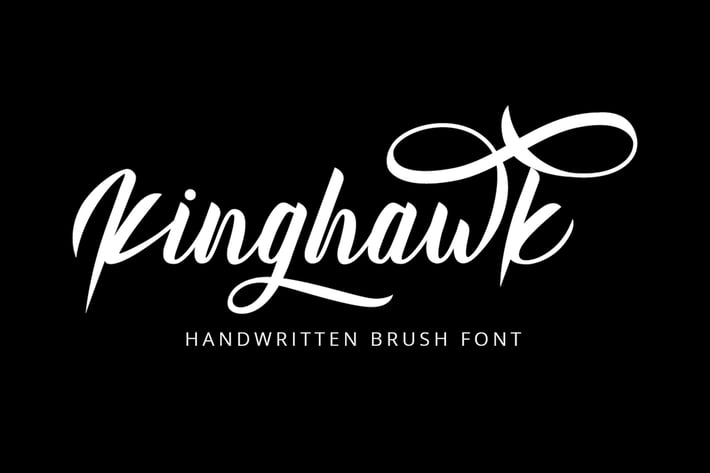 Kinghawk - Handwritten Brush Font