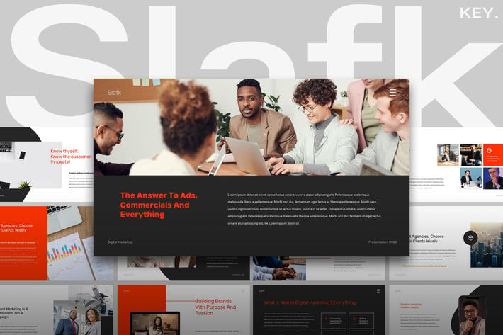 SLAFK - Digital Marketing Keynote Template
