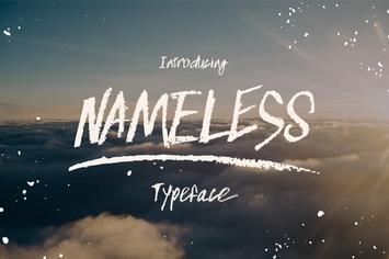 Nameless typeface