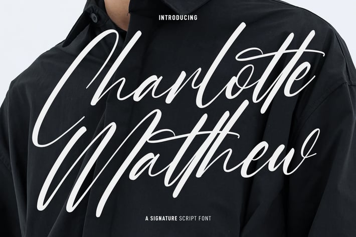 Charlotte Matthew Signature Script Font