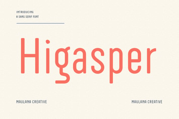 Higasper Clean Sans Font