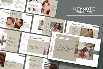 MANILA - Fashion Keynote Template