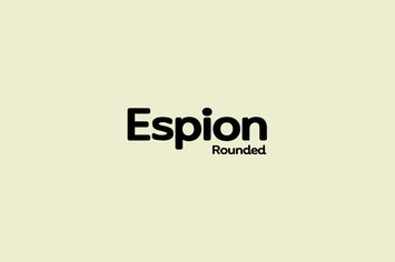 ESPION Rounded - Modern Typeface