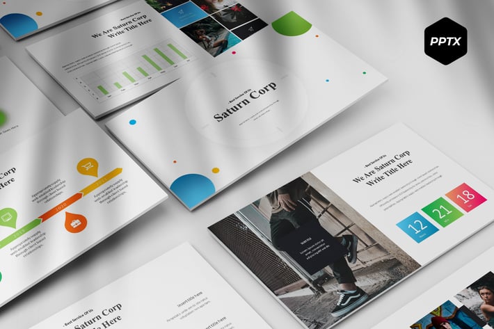 Saturn Corp - Powerpoint Template