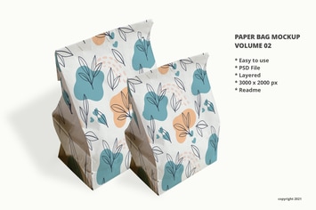 Paper Bag Mockup Vol.02