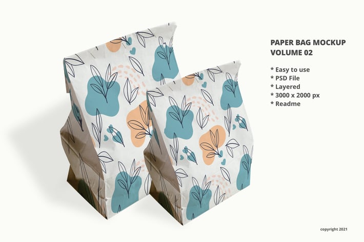 Paper Bag Mockup Vol.02