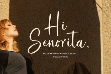 Hi Senorita - Modern Handwritten Script