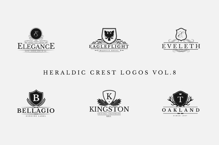 Heraldic Crest Logos Vol.8