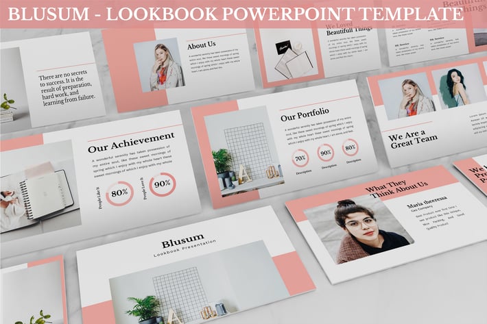 Blusum - Lookbook Powerpoint Template