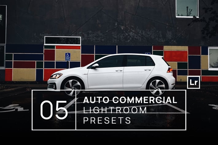 5 Auto Commercial Photography Lightroom Presets