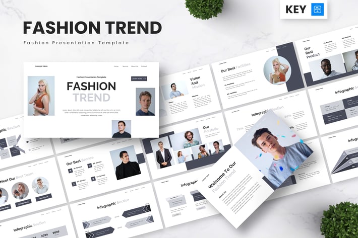 Fashion trend - Fashion Keynote Templates