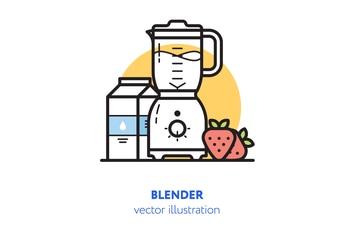 Blender vector illustration