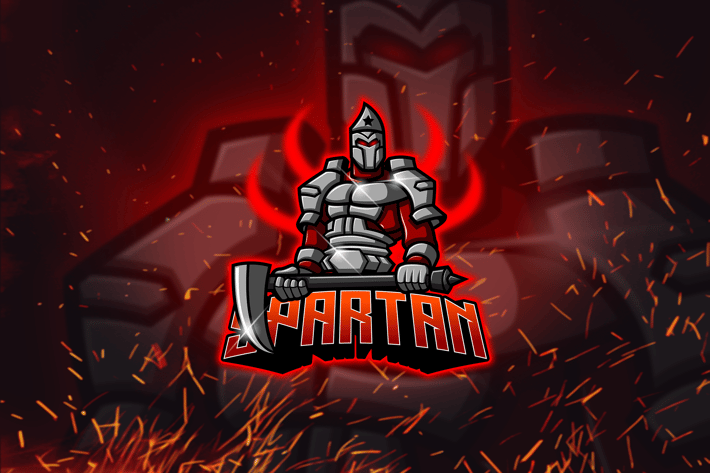 Spartan Knight - Esport & Mascot Logo Template