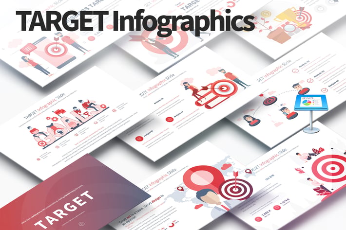 TARGET - Keynote Infographics Slides