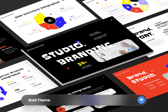 Studio Branding - Bold Theme Keynote Template