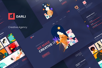 Darli - Creative Agency PSD Template