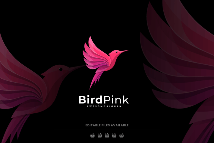 Bird Gradient Logo