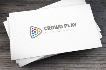 Crowd Play Logo Template