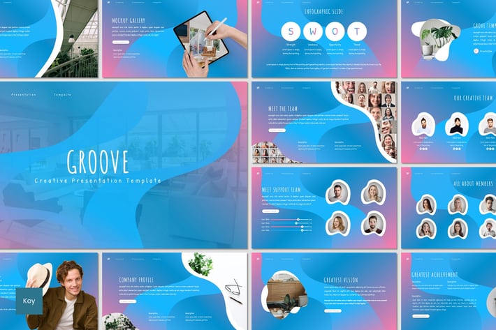 Groove - Creative Keynote Template