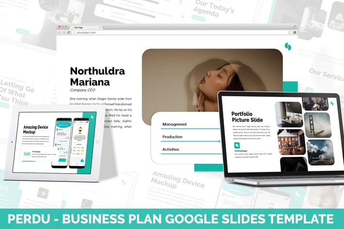 Perdu - Business Plan Google Slides Template
