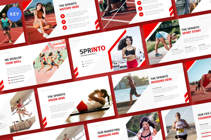 Sprinto - Sport Keynote Template