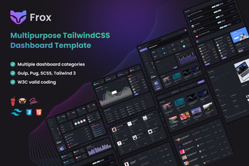 Frox - Multipurpose TailwindCSS Dashboard Template