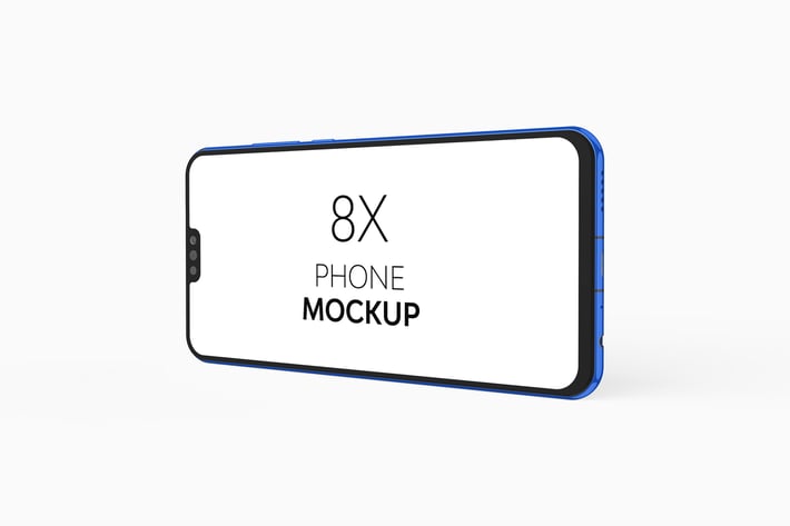 8X Phone Mockup